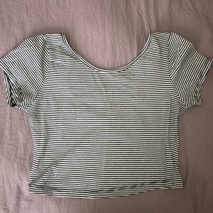 Brandy Melville Striped Crop Top